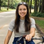Emily Davis - tourist who enjoyed cycling in Greenville, Mississippi