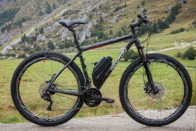 Hybrid bike combining road and mountain bike features for versatile riding