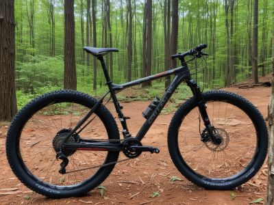 Mountain bike ready for Delta trails and scenic cycling routes near Greenville