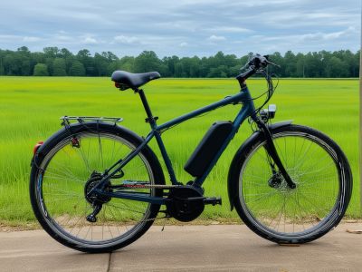 Electric bicycle with pedal assist for comfortable long rides through Mississippi Delta