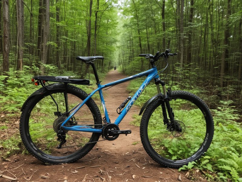 Mountain bike ready for Delta trails and scenic cycling routes near Greenville